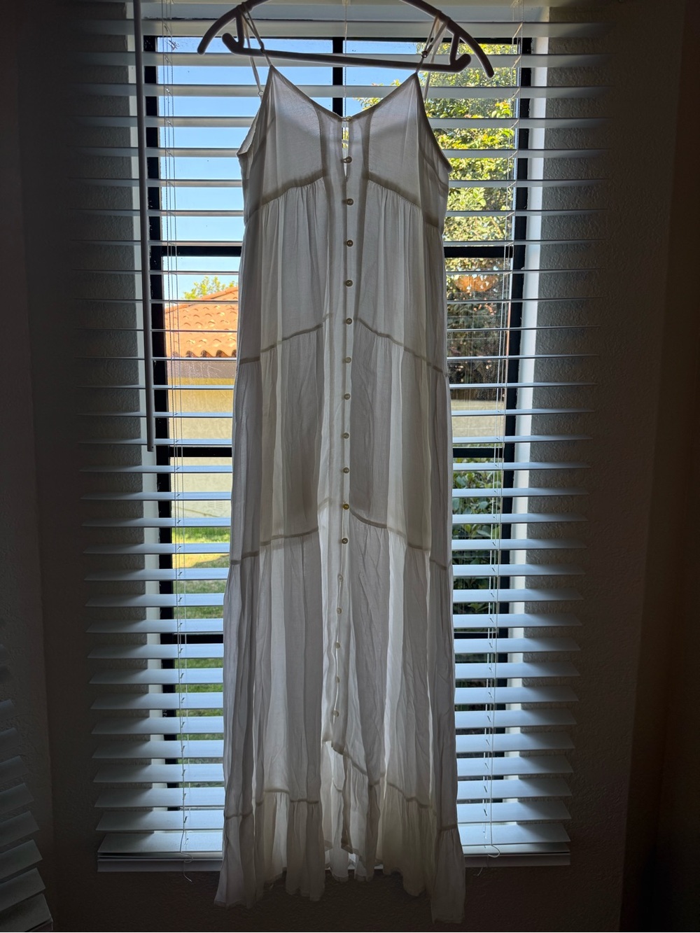 Indah Button down maxi dress